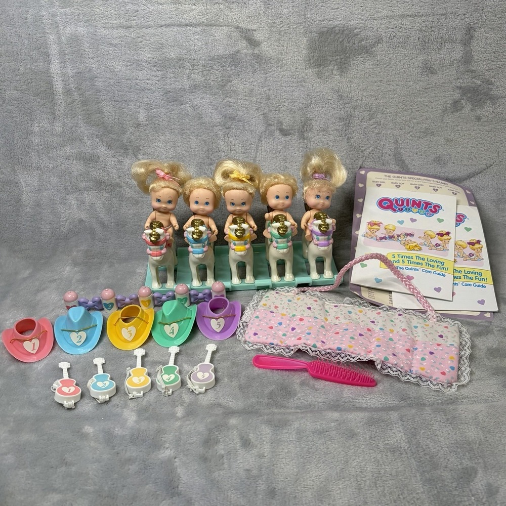 Vintage Tyco Quints Complete Set Rocking Horses Western Accessories Care Guide